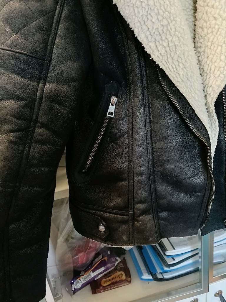 Koton Biker Yaka Nubuk Ceket - 6
