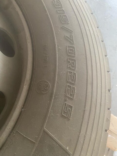 6 adet 315/70/22.5 lastik ve jant