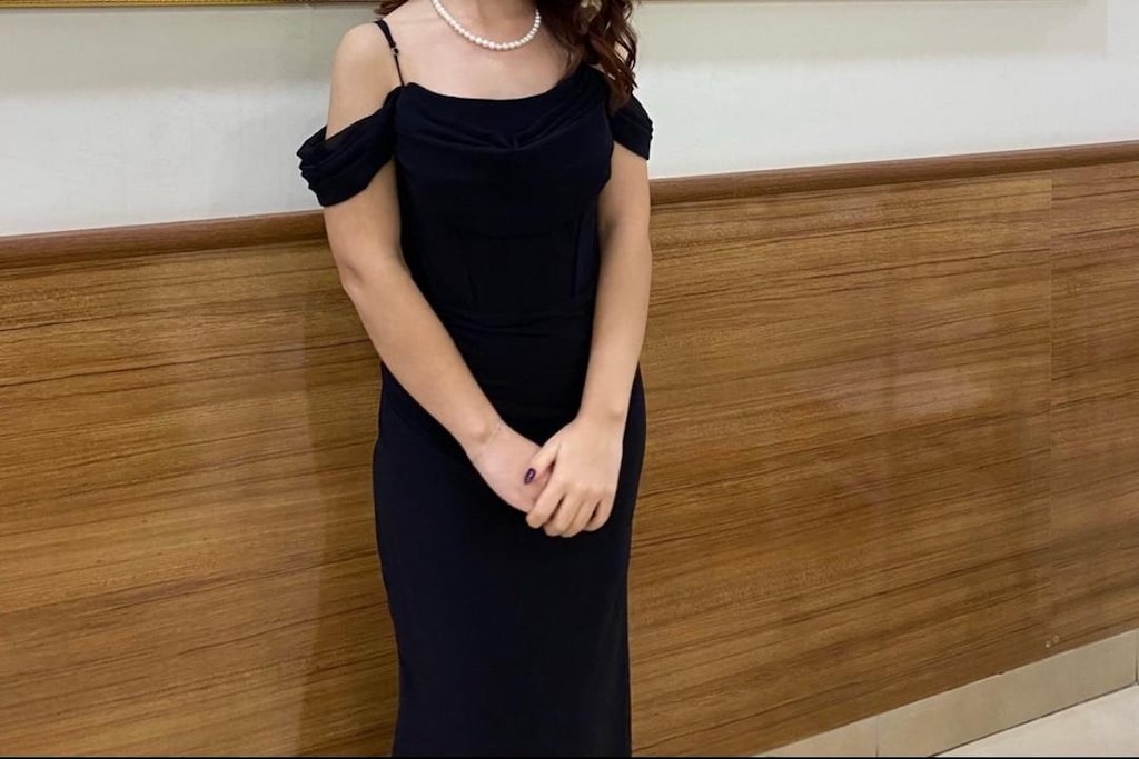 siyah abiye elbise - 3