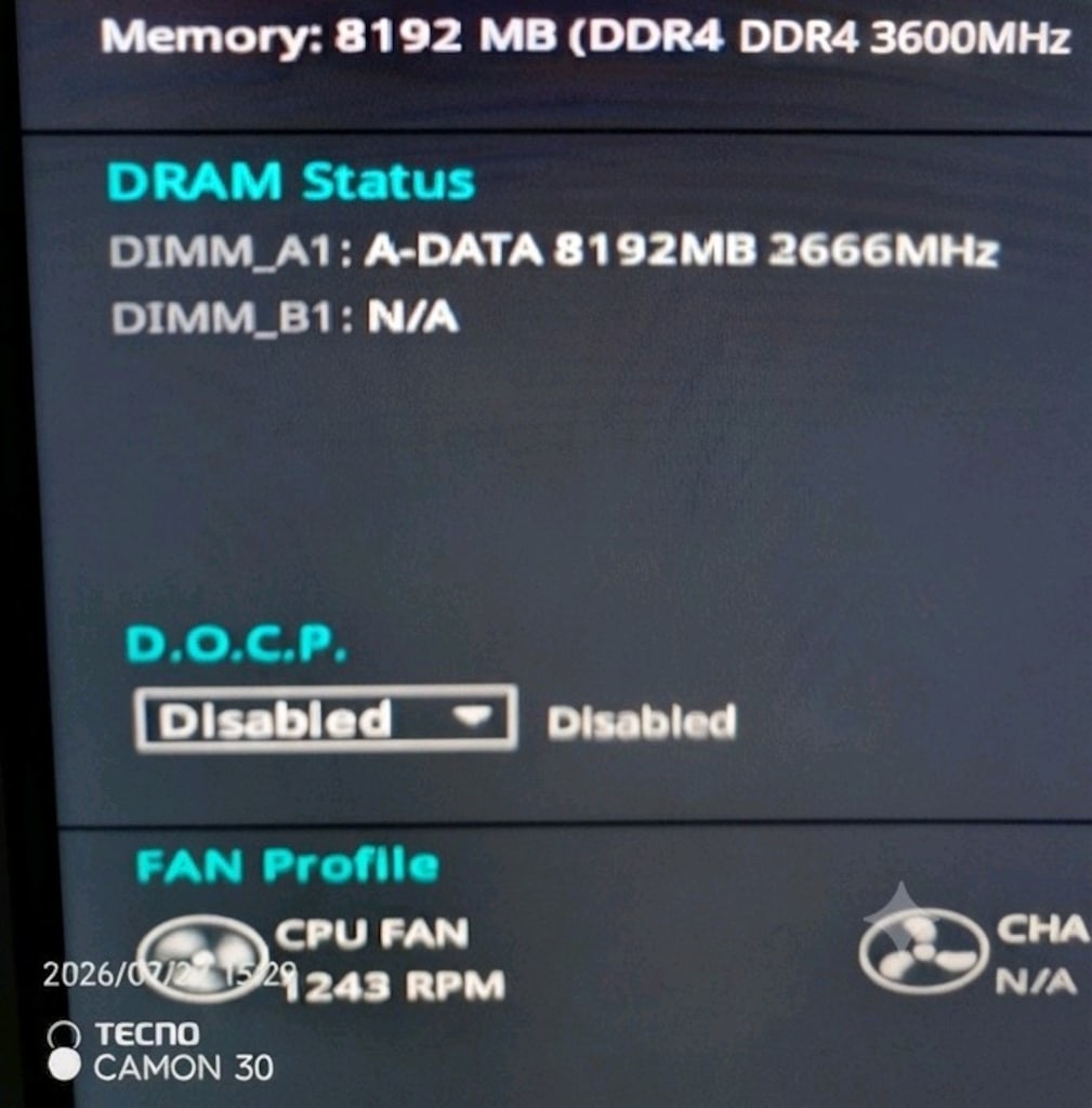 xpg gammix 8 gb 3600 MHz ddr4 ram (sorunsuz &temiz) - 4