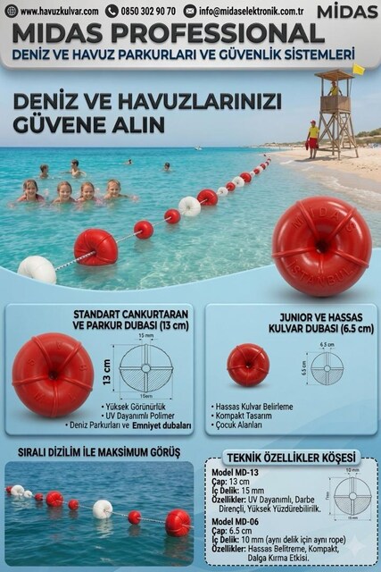 Deniz samandira cankurtaran parkur şamandıraları