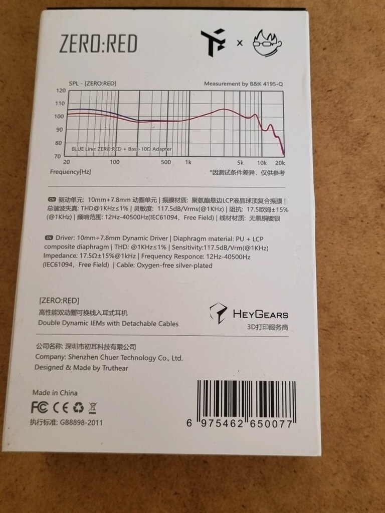 Truthear x Crinacle ZERO: RED - Hi-Fi Çift Sürücülü Kulak İçi Kulaklık - 3