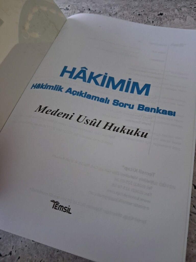Hakimim Açıklamalı soru bankası - 4