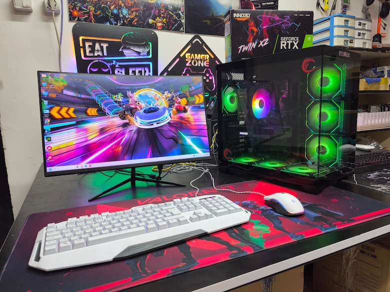 FULL TAKIM R5 5500-16GB-512G M2-RTX 3060 12 GB-24 İnc 200 Hz 1Ms - 2