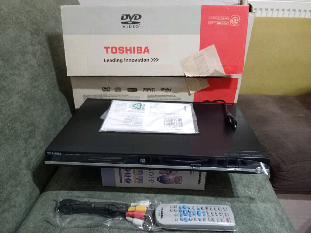 Toshiba DVD oynatıcı sıfır ürün kutusunda çalışır durumda - 5
