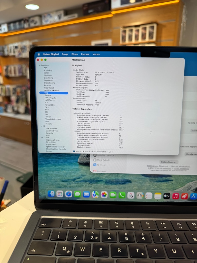 APPLE MACBOOK AİR M3 16 GB RAM 256 GB SSD MÜKEMMEL KUSURSUZ CİHAZ - 3
