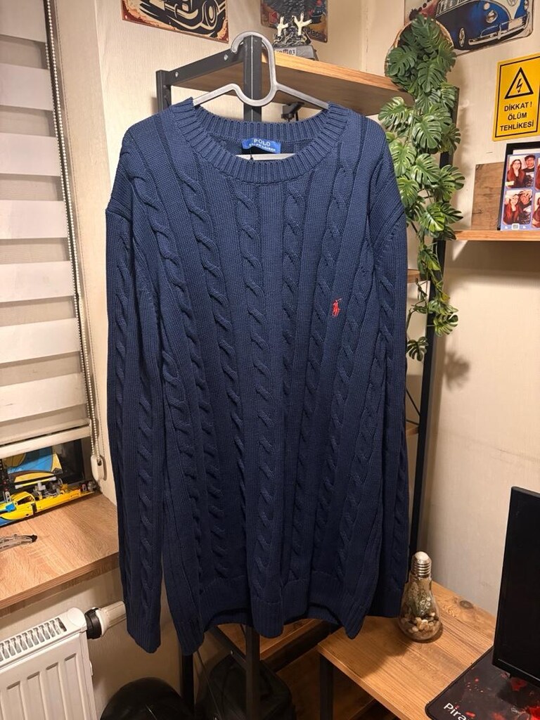 Polo Ralph Lauren Lacivert Triko Kazak