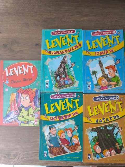 Levent Türkiye yi geziyorum kitapları