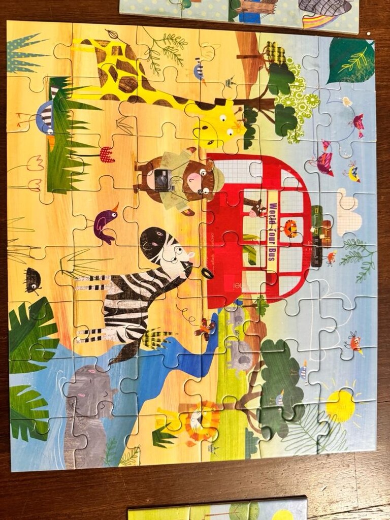 world tour bus- puzzle 10 adet - 7