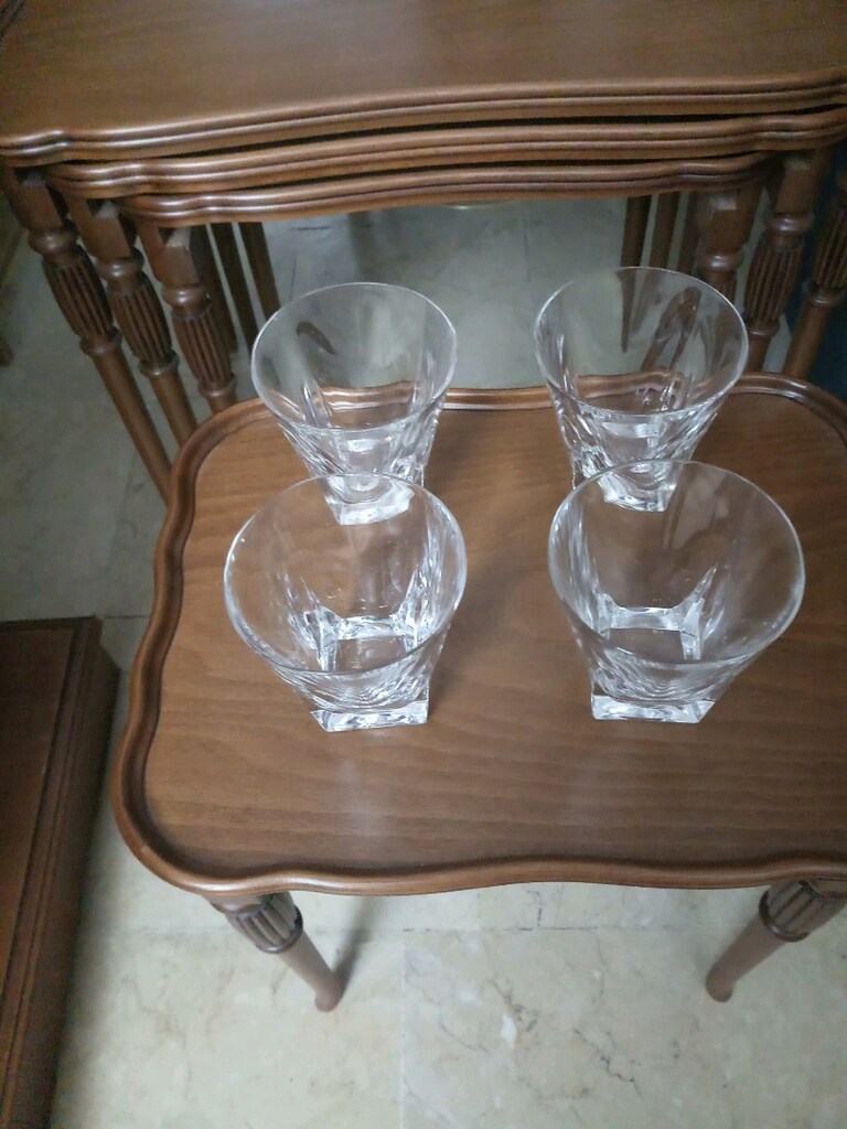 4 adet kristal bardak - 3