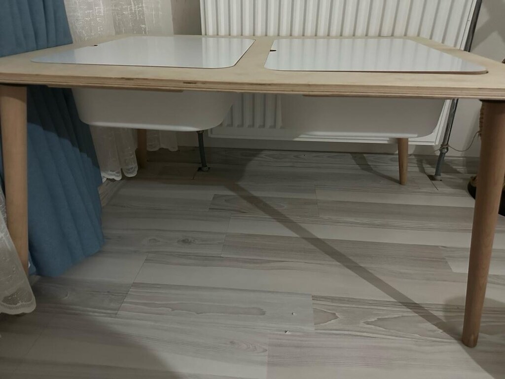 Ahşap Aktivite Masası Seti - 3