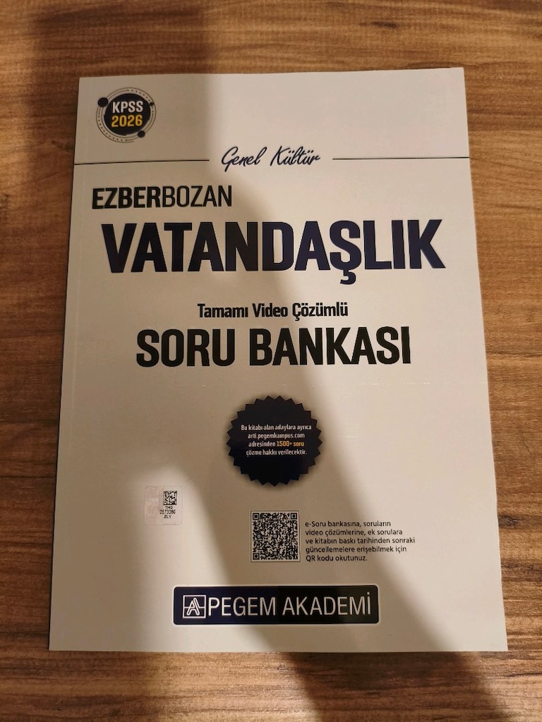 Pegem Akademi KPSS Soru Bankası Seti - 6