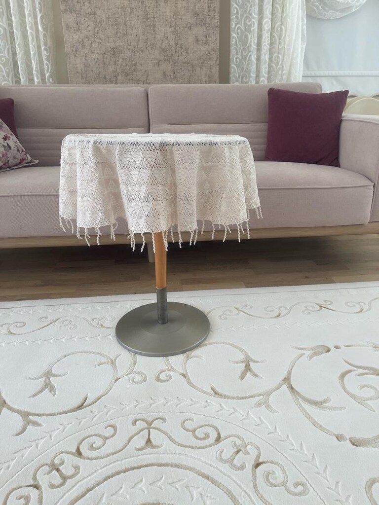 Dantel fiskos masa örtüsü takımı - 2