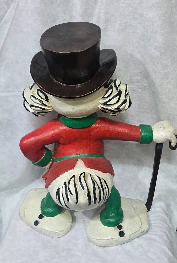 Vintage Disney Varyemez Amca ( 60 cn.) Bastonlu Kolleksiyonluk Heykel - 5