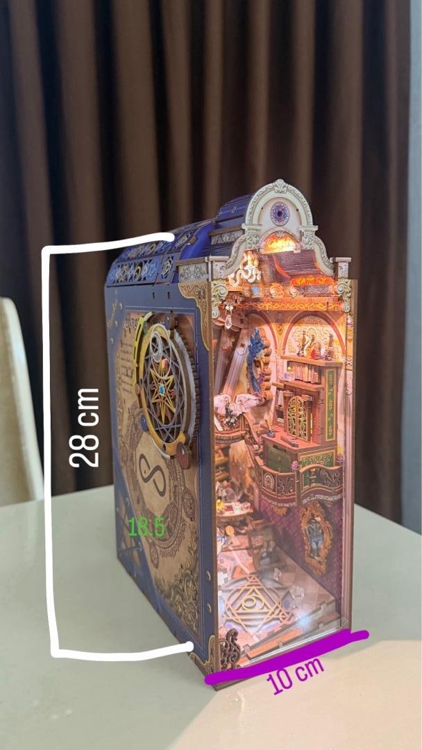 El Yapımı Book Nook / Kitaplık Dekoru - 13