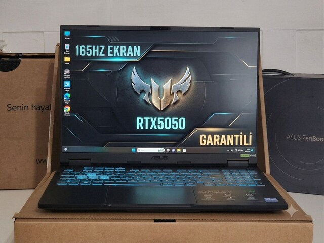 GARANTİLİ ASUS TUF F16 | RTX5050 | İ5 13450HX | 165 HZ 16 İNÇ EKRAN