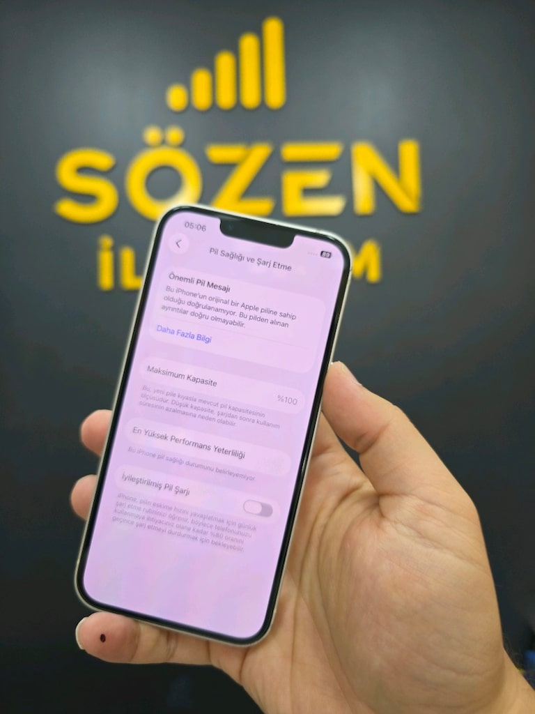 SÖZEN İLETİŞİM İPHONE 13 128GB PİL 100 YURTİÇİ - 6