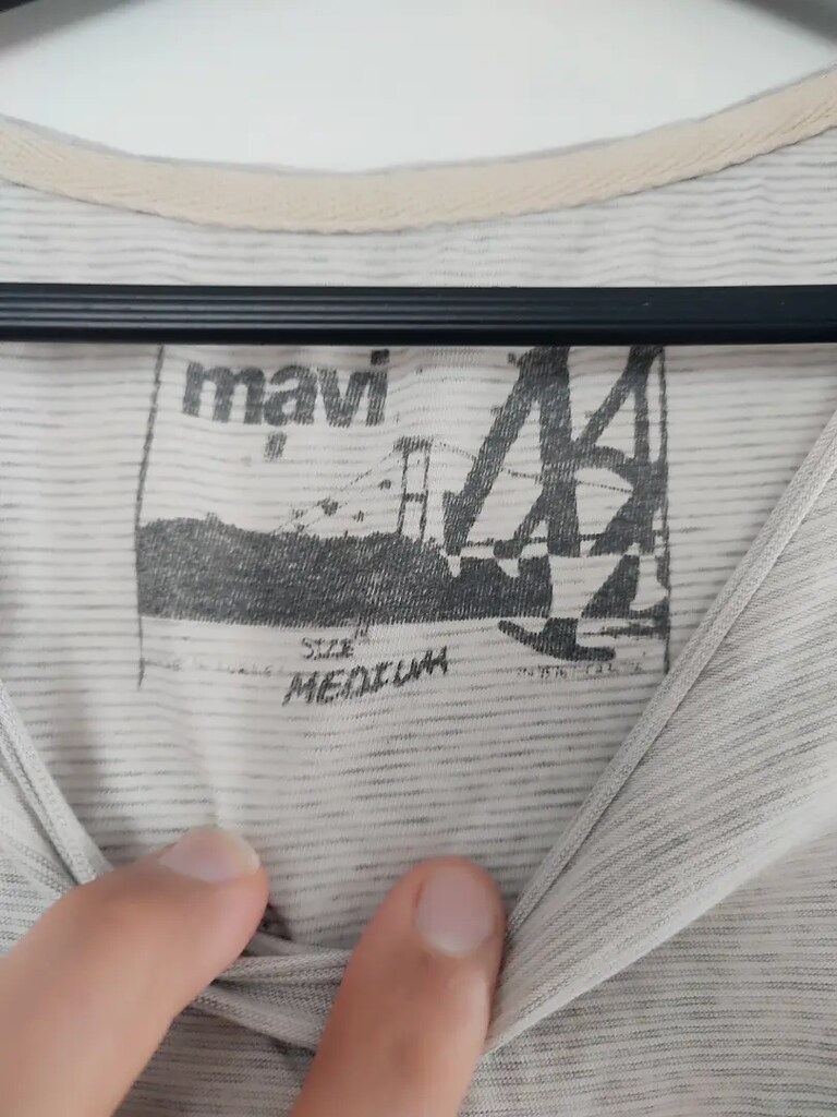 Mavi erkek t-shirt - 2