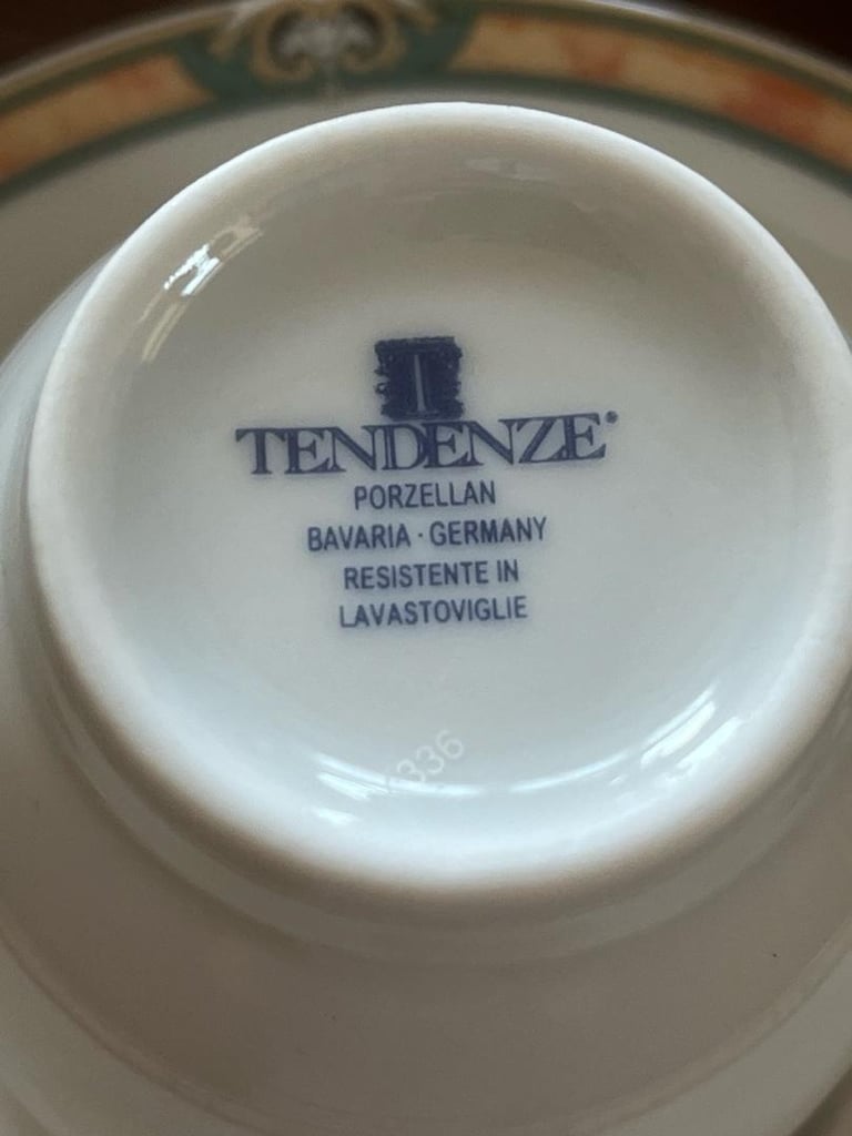 12 kişilik çay ve sütlük takımı Bavaria porselen. - 4
