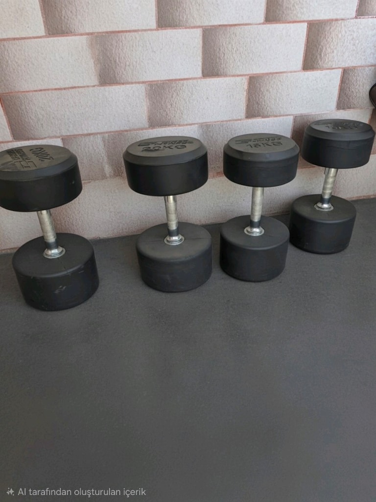 Diesel Fitness Profesyonel Kauçuk Dambıl 2x15 kg (30 kg) - 2