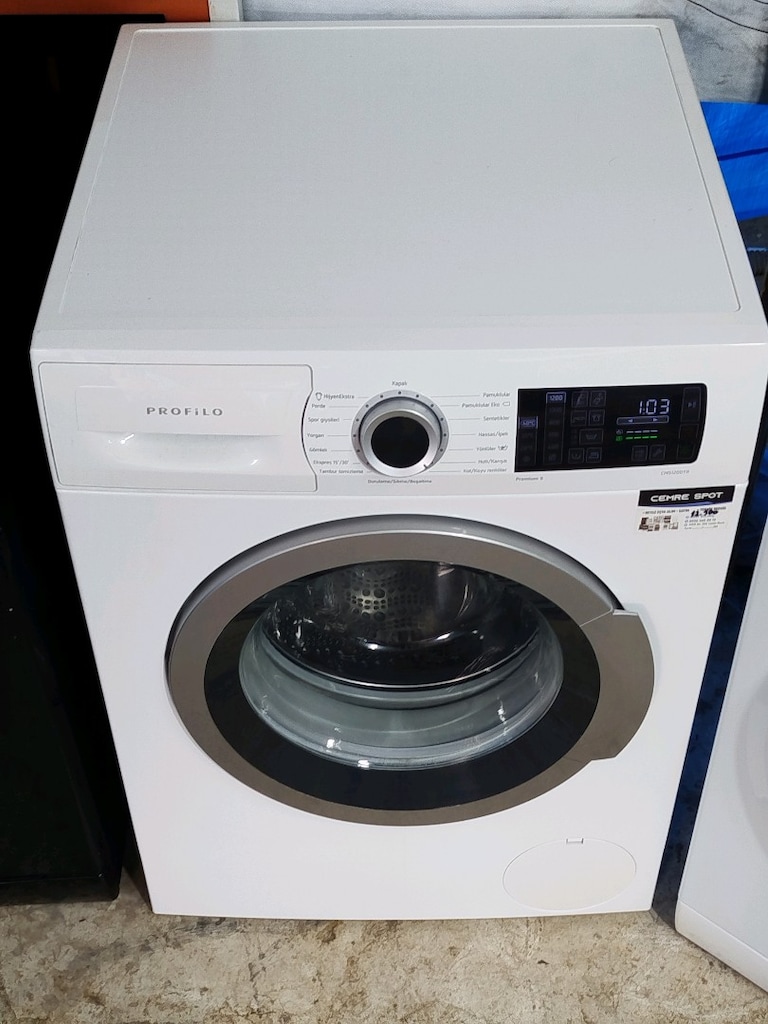 PROFİLO 9 KG ÇAMAŞIR MAKİNESİ İZMİR İÇİ 3 AY GARANTİMİZ VARDIR - 10