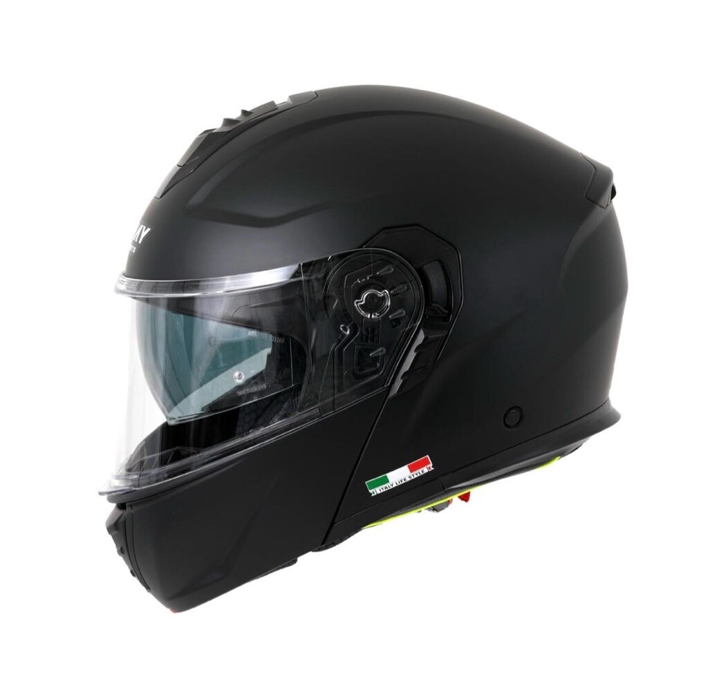 SWAY SW-917 ÇENE AÇILIR KASK - Mat Siyah - 2