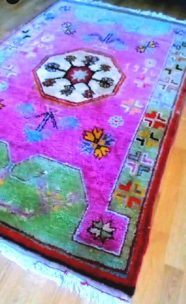Daskır Antika El Dokuma yün salon halı - 10