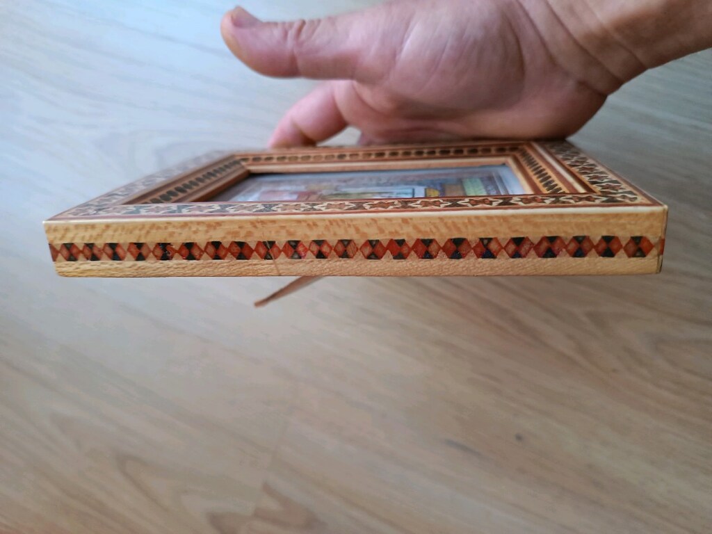 1960's Geleneksel Minyatür İran Sanatı Tamamı El İşçiliği Tablo - 2