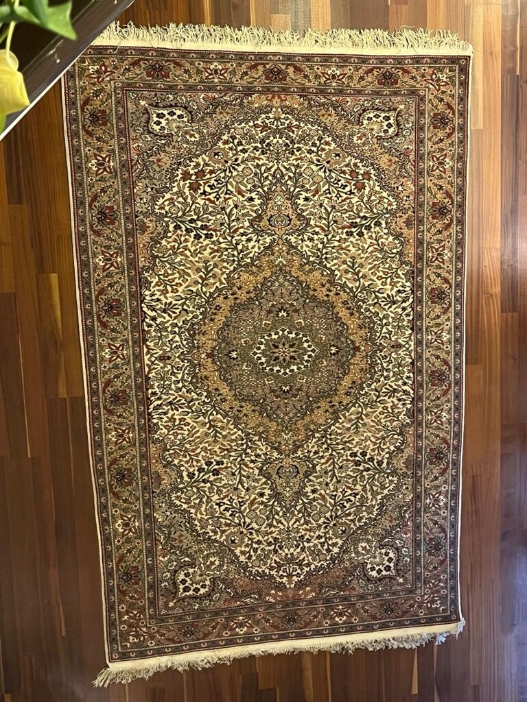 6 m2 El dokuma antika yün BÜNYAN halısı - 2