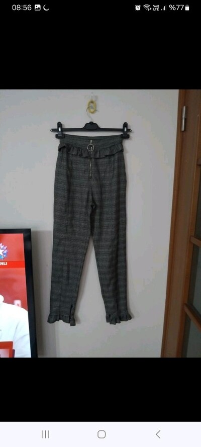 bershka marka xs beden pantolon
