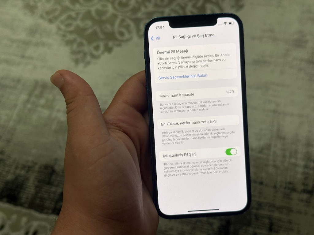 Değişensiz Hat Takılmamış iPhone 12 YD Cihazı - 5