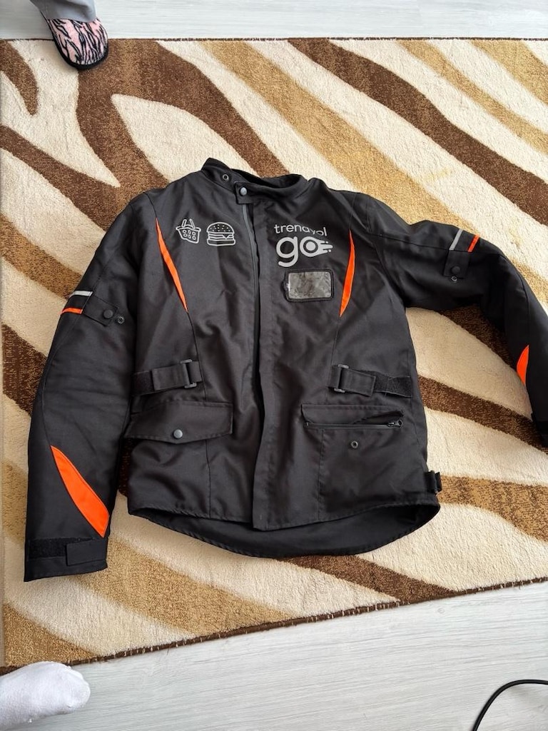 Trendyol Go Siyah Motorcu Montu - 4