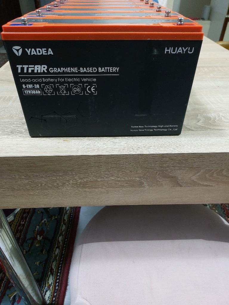 12 volt 38 amper akü elektrikli motosiklet aküsü jel akü grafen bazlı - 3