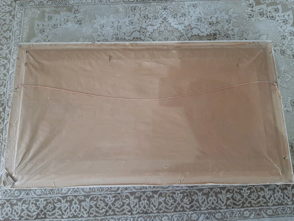 imzalı Antika Resim Yağlı Boya Resim Tablo 110cm/60cm - 13