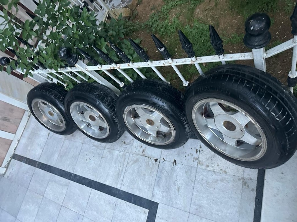 Spor DRB Çelikjant lastik takımı 3.Riken lastik 1.Adet Milestone 5x100 - 7