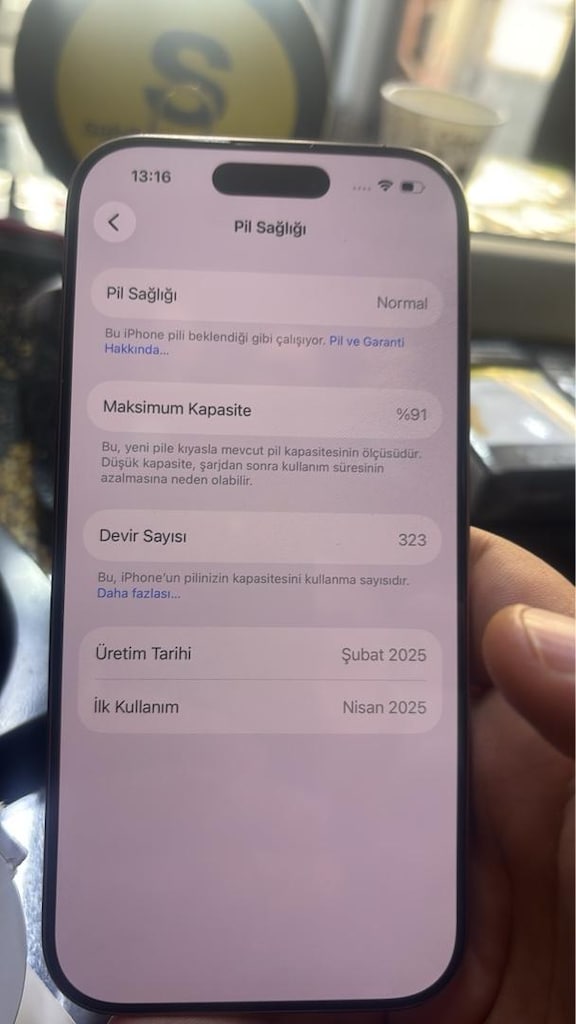 İPhone 16 pro 128gb çöl titanıum - 7