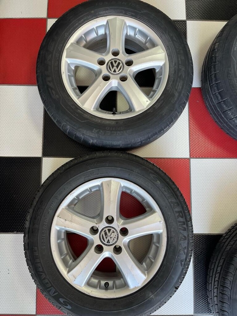 çıkma 15 jant lastik Passat cady Skoda Audi uyumlu kaynaksız tmz 5*112 - 5