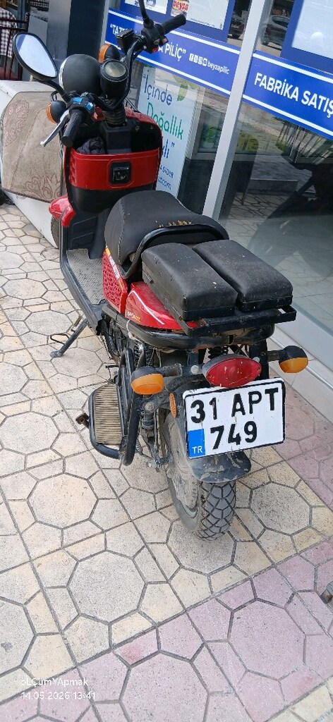 2022 model Kuba K4-C Tertemiz elektrikli motorsiklet - 2