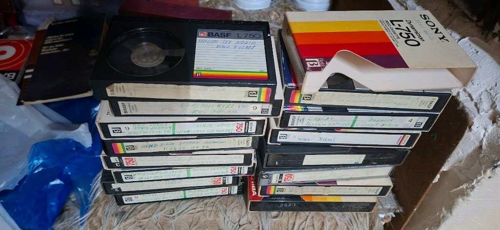 Sony ve BASF L750 Video Kasetler - 3
