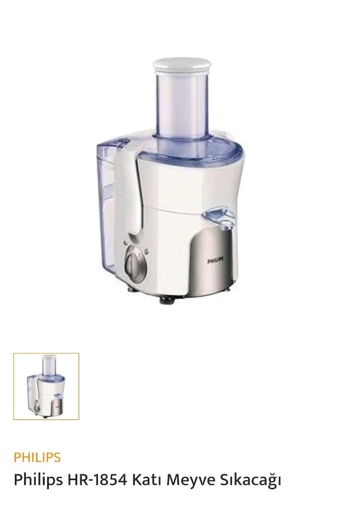Philips HR-1854 Katı Meyve Sıkacağı