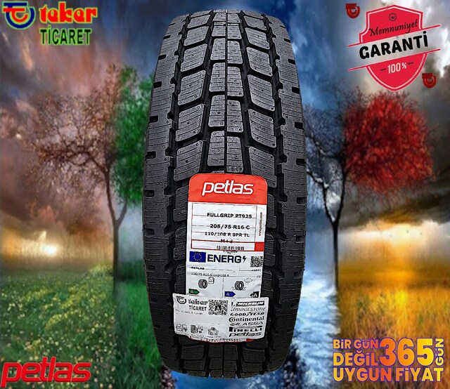 205 75 16 PETLAS PT925 #kış & kar lastiği#4mevsim# Teker Ticaret