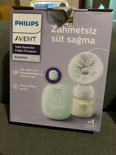 Philips avent elektrikli süt sağma pompası