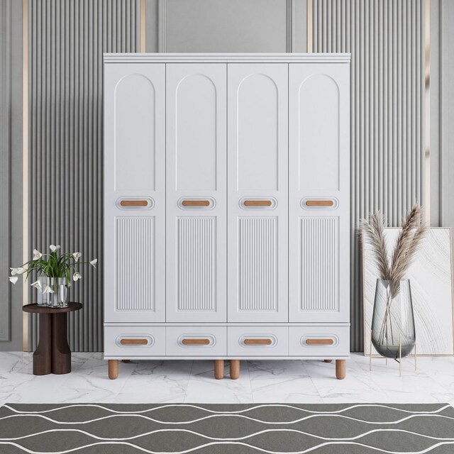 OTTO 4 KAPAKLI %100 MDF GARDROP