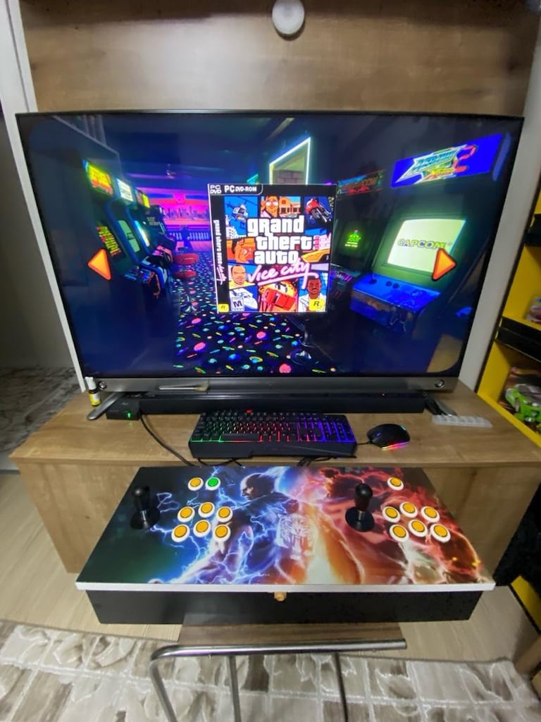 Arcade Stick Tv Oyun Konsolu Ev Tipi Pandora Box Retro ÖZEL YAPIM - 7