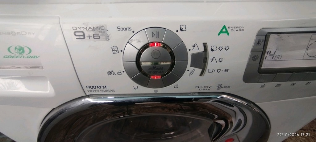 Hoover Çamaşır Makinesi 9 kilo yıkama 6 kilo kurulmalı - 5