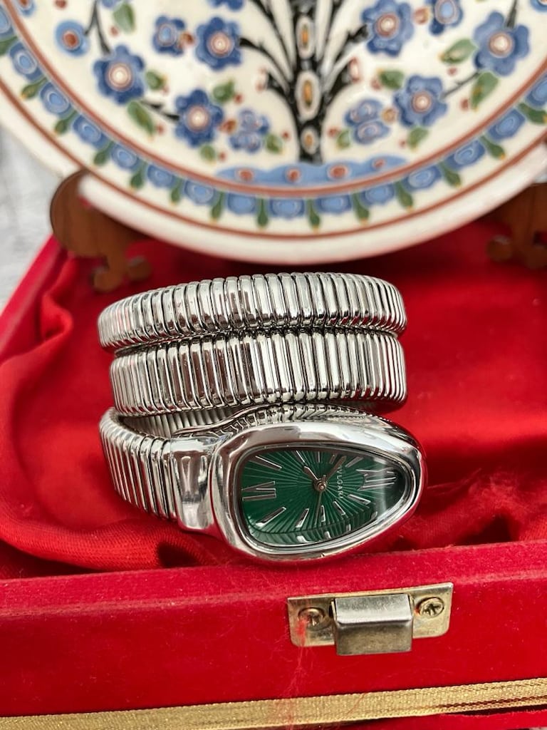 Bulgari Serpenti Yeşil Kadranlı kadın Saat.. - 2