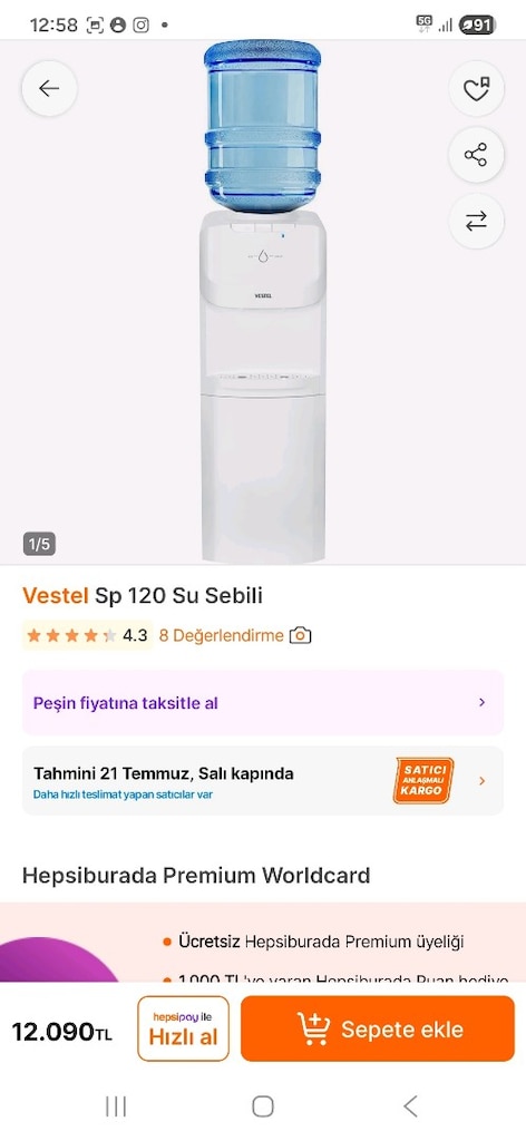 vestel su sebil - 3