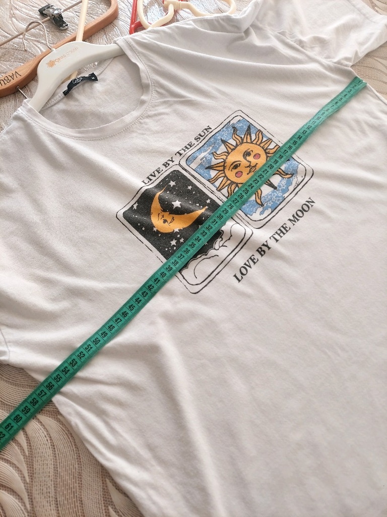 mistik/astroloji Temalı oversize Tshirt - 7