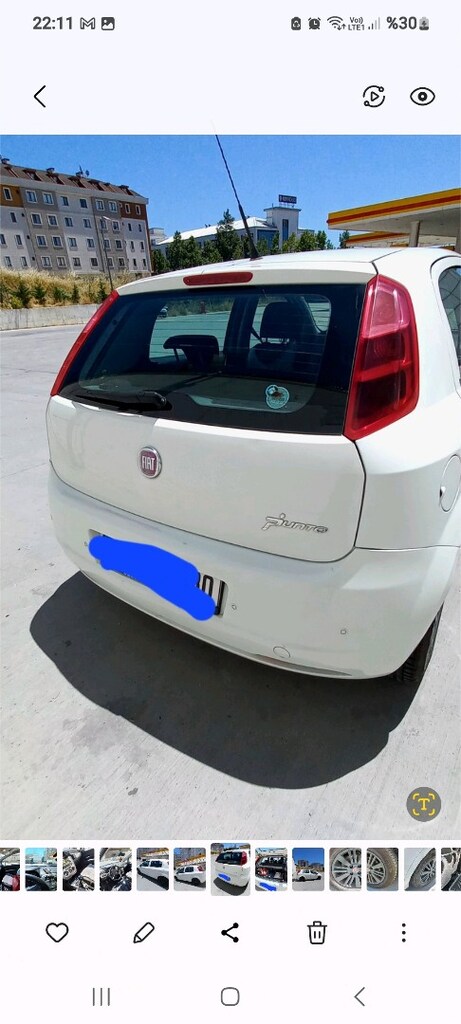 SAHİBİNDEN KAZASIZ ORJİNAL2011 MODEL GRANDA PUNTO - 11