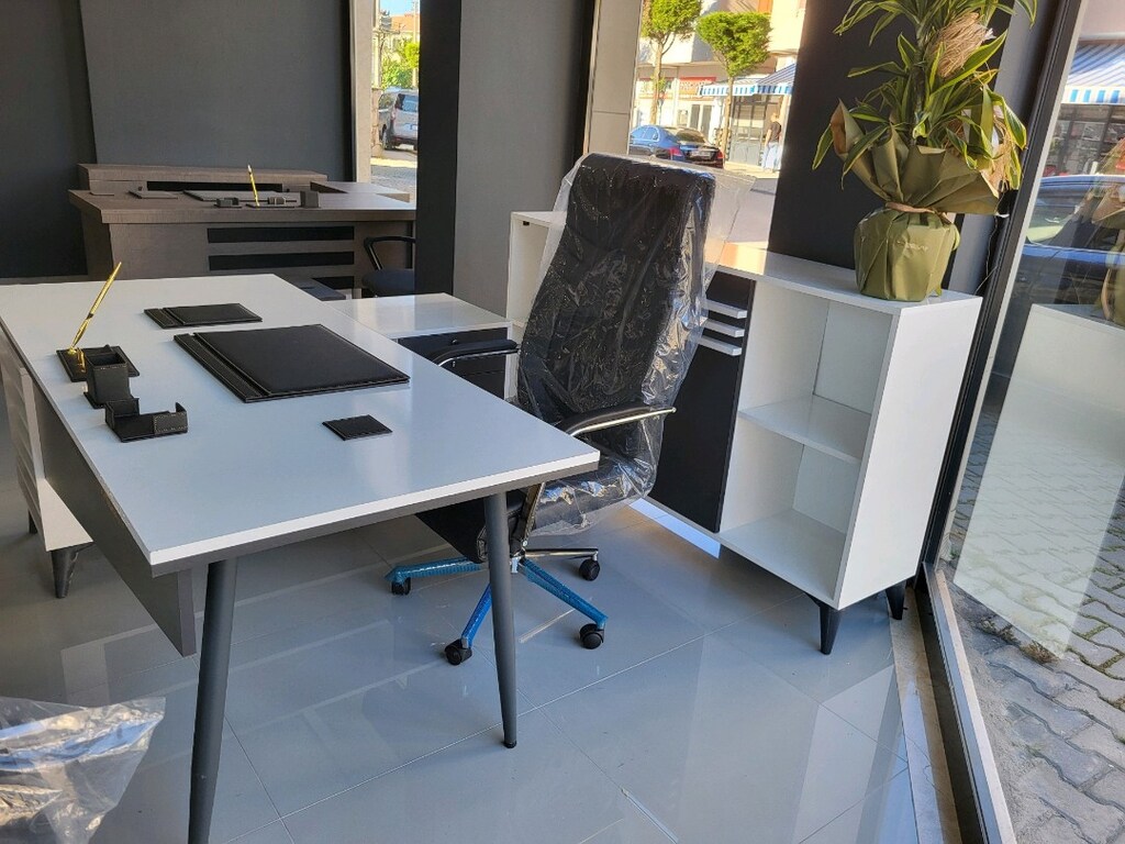 OFİS MOBİLYASI MAKAM ODASI BÜRO TAKIMI KOMPLE SET KOLTUKLAR DAHİL - 7
